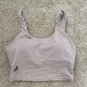Dusty Mauve workout crop